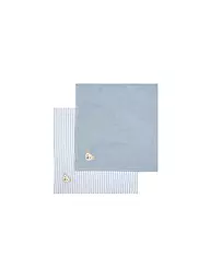 STEIFF | Mussola per neonato, confezione da 2 | Blu chiaro