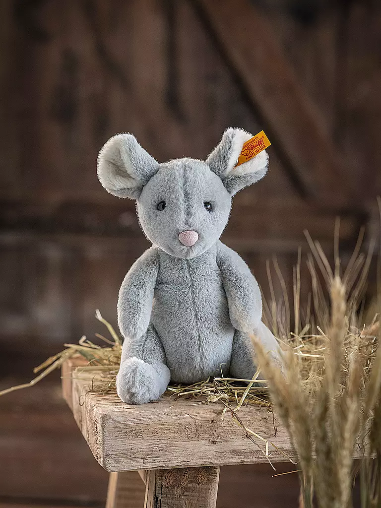 STEIFF | Peluche CHEESY MAUS 19cm seduto |