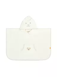 STEIFF | Poncho da bagno per neonato | Bianco