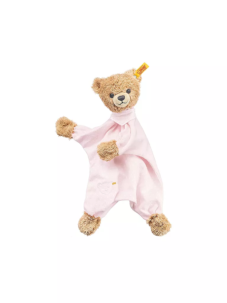 STEIFF | Schlaf-gut-Bär Schmusetuch 30cm Rosa | Rosa