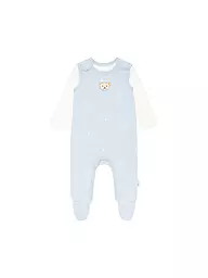 STEIFF | Set neonato 2 pezzi, tutina e maglietta a maniche lunghe | Blu chiaro