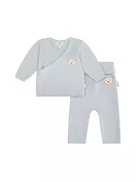 STEIFF | Set neonato cardigan e pantaloni in maglia 2 pezzi | Blu chiaro