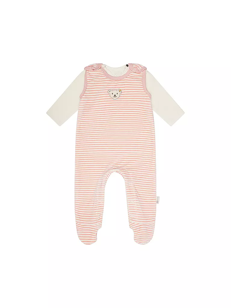 STEIFF | Set neonato con tutina a 2 pezzi | Rosa