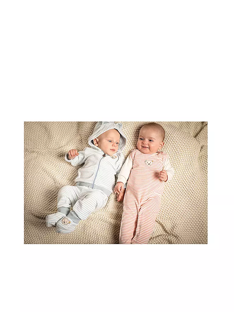 STEIFF | Set neonato con tutina a 2 pezzi | Rosa