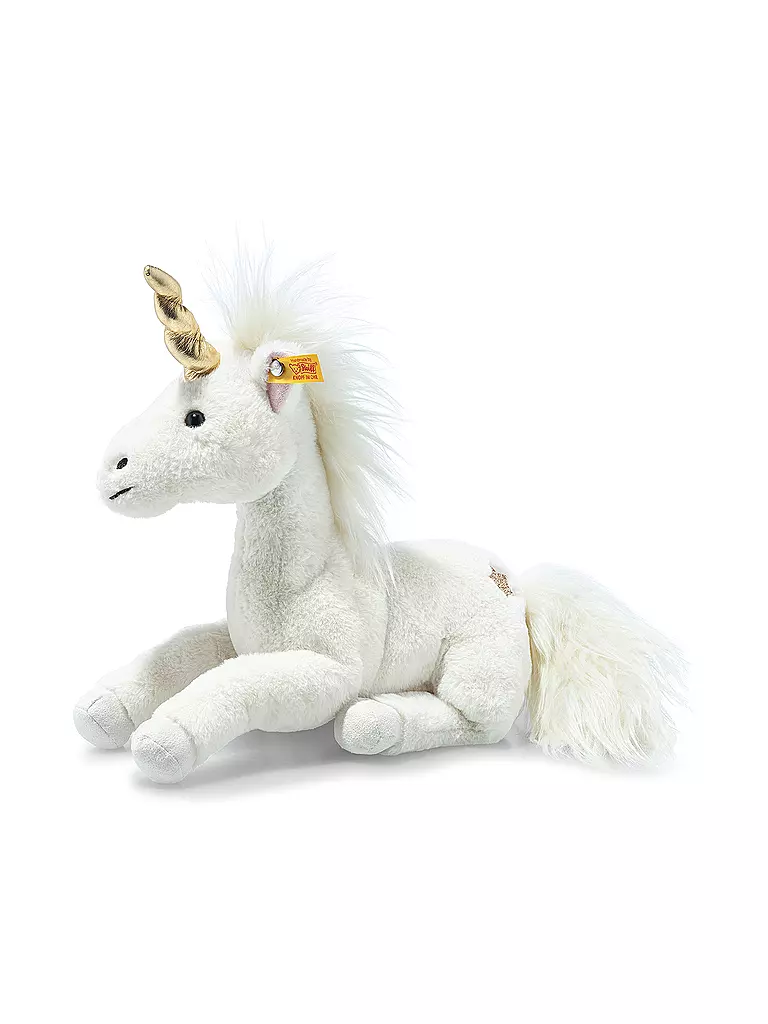 STEIFF | Unicorno ciondolante UNICA 27 cm | Bianco