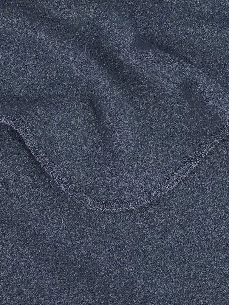 STEINER 1888 | Coperta di lana - Plaid Sophia 145x190cm Atlantico | Blu scuro