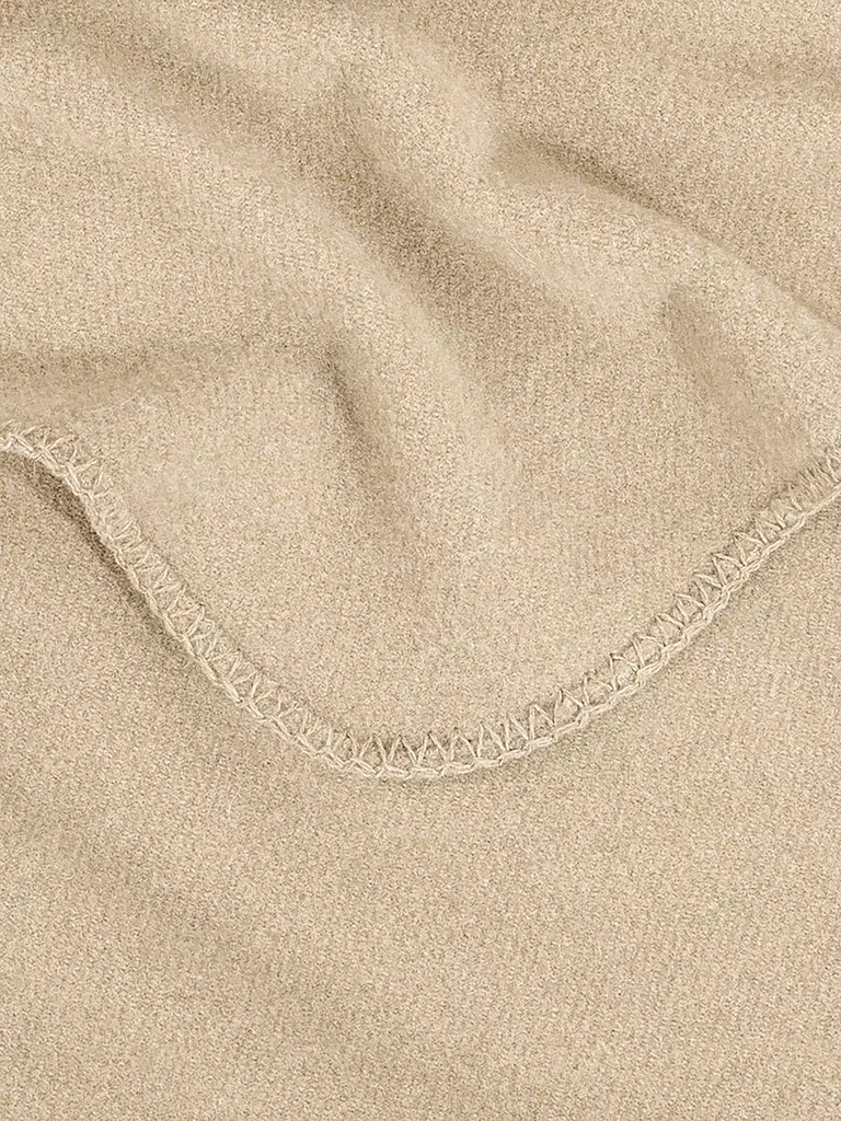 STEINER 1888 | Coperta di lana - Plaid Sophia 145x190cm Latte | Cammello