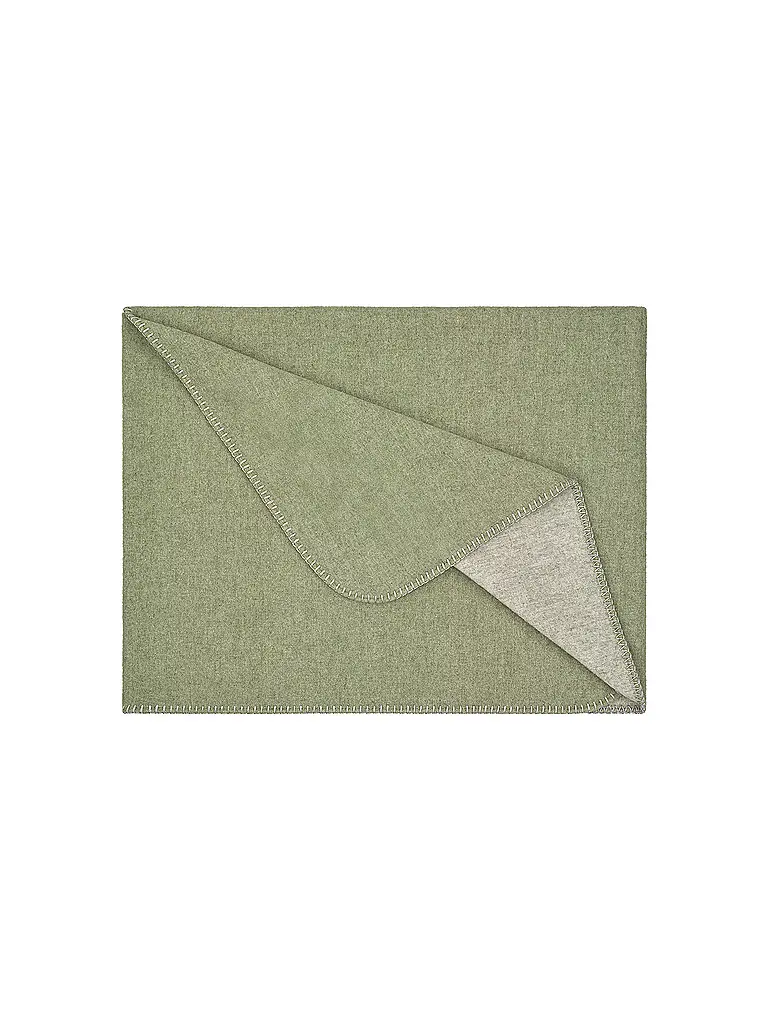 STEINER 1888 | Coperta di lana 150x190cm SARAH Verde | Verde chiaro