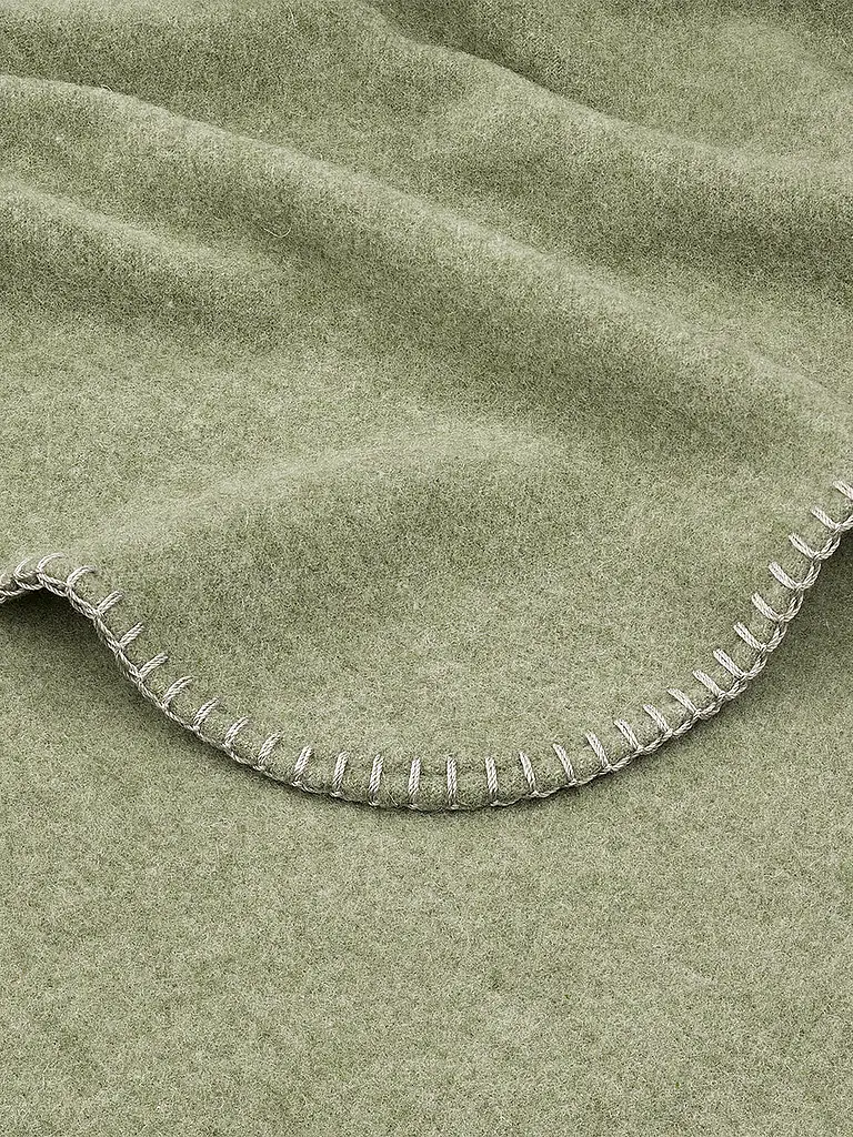 STEINER 1888 | Coperta di lana 150x190cm SARAH Verde | Verde chiaro