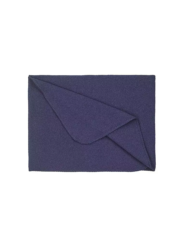 STEINER 1888 | Coperta di lana SOPHIA 145x190cm Agata | Blu scuro