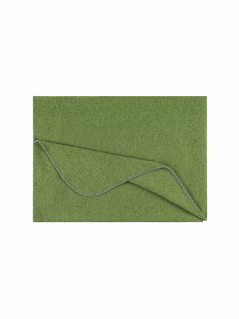 STEINER 1888 | Coperta di lana Sophia 145x190cm tiglio | Verde