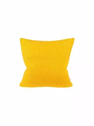 STEINER 1888 | Cuscino in lana "Alina" 40x40cm marmorizzato (imbottito) | Giallo