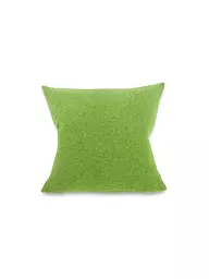 STEINER 1888 | Cuscino in lana "Alina" 40x40cm marmorizzato (imbottito) | Verde