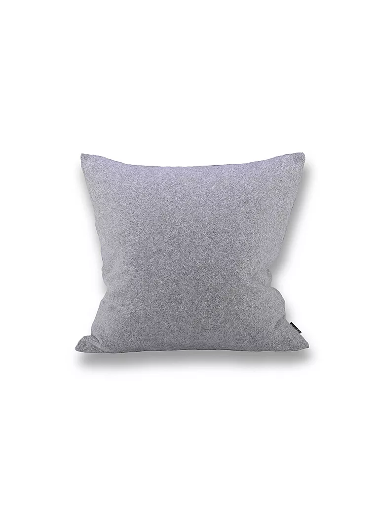 STEINER 1888 | Cuscino in lana "Alina" 40x40cm marmorizzato (imbottito) | Grigio