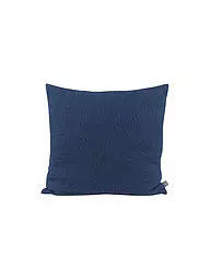 STEINER 1888 | Cuscino in lana "Alina" 40x40cm marmorizzato (imbottito) | Blu scuro