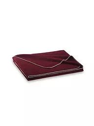 STEINER 1888 | Wolldecke "Alina" 150x190cm kiwi | Rosso scuro