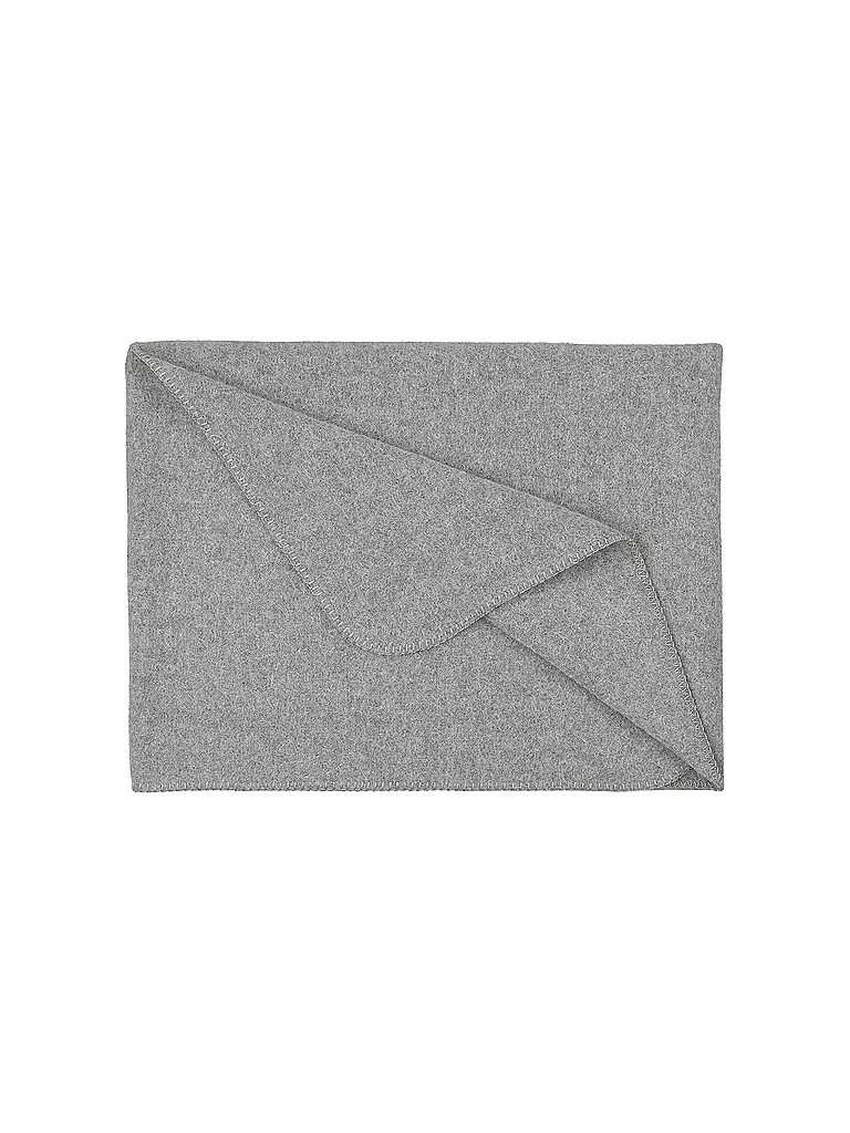 STEINER 1888 | Wolldecke ALINA 145x190cm Platino | Argento
