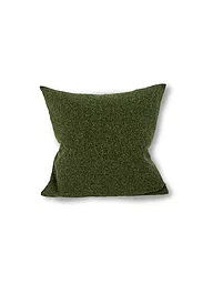 STEINER 1888 | Cuscino in lana "Alina" 40x40cm marmorizzato (imbottito) | Verde scuro