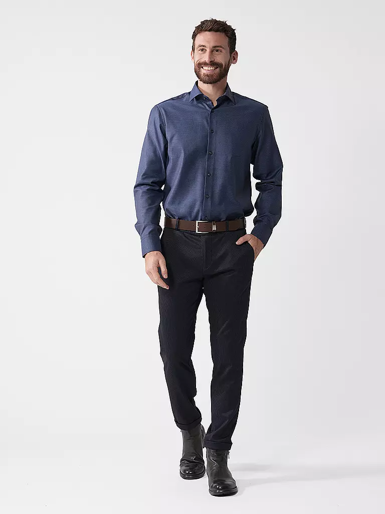 STENSTRÖMS | Hemd Regular Fit | Blu scuro