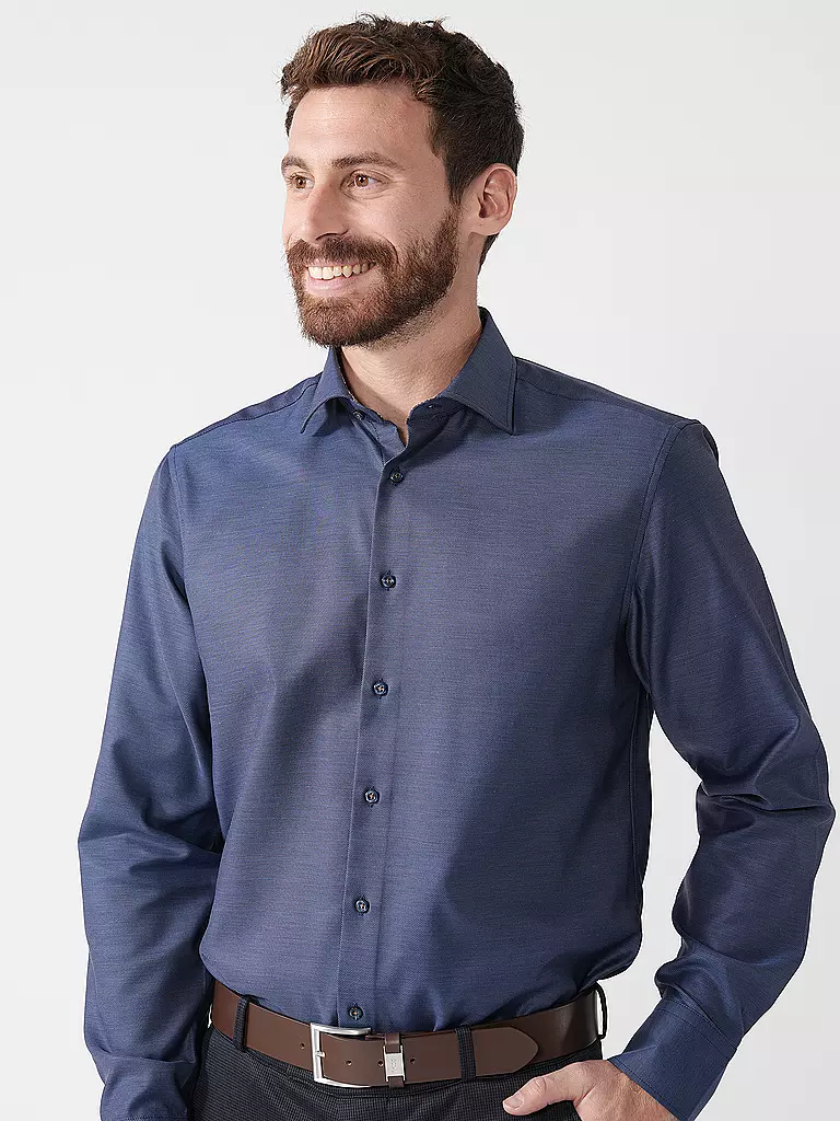 STENSTRÖMS | Hemd Regular Fit | Blu scuro