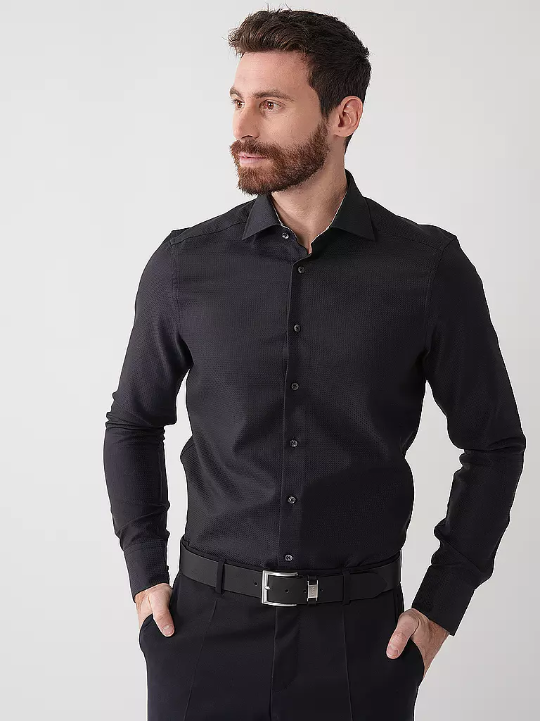 STENSTRÖMS | Hemd Slim Fit  | Nero