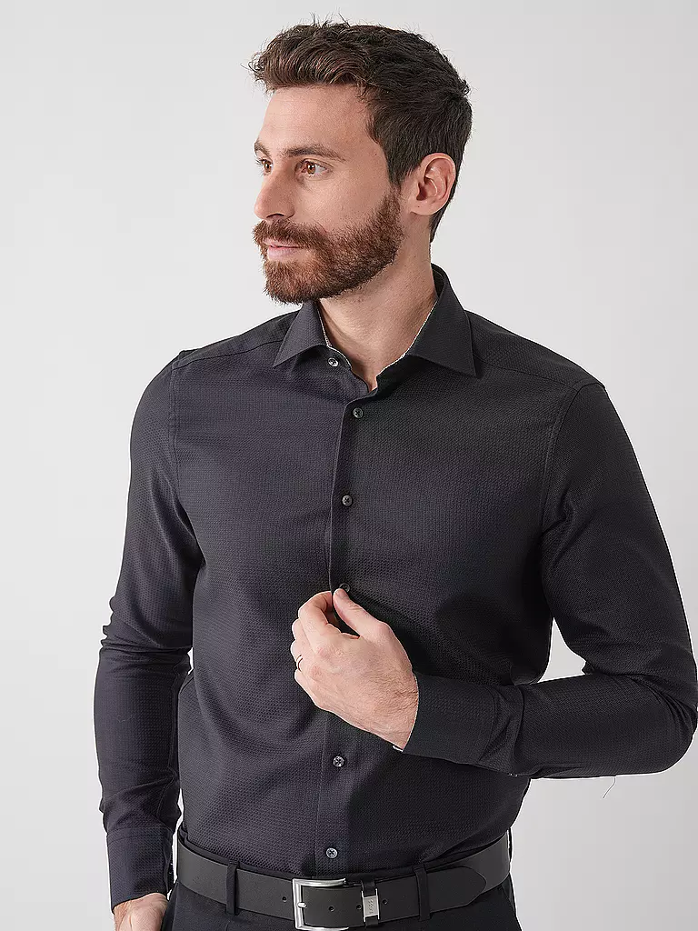 STENSTRÖMS | Hemd Slim Fit  | Nero