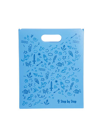 STEP BY STEP | Raccoglitore con maniglia blu