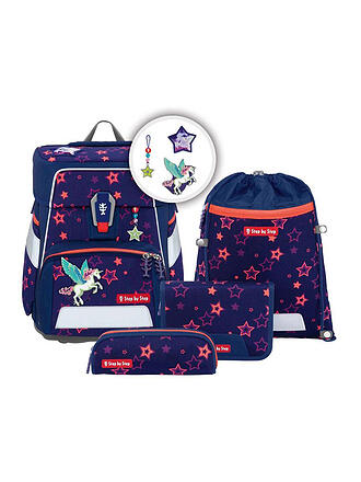 STEP BY STEP | Set di zaini scolastici da 5 pezzi SPACE Shine Pegasus Night Nuala