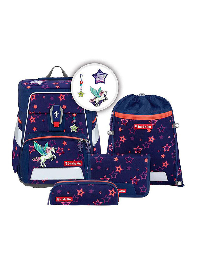 Set di zaini scolastici da 5 pezzi SPACE Shine Pegasus Night Nuala