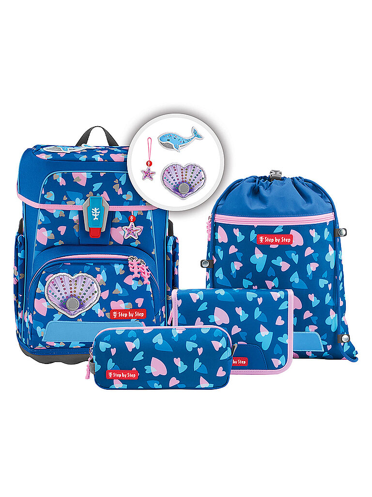 Set di zaini scolastici 5 pz. CLOUD REFLECT Seashell