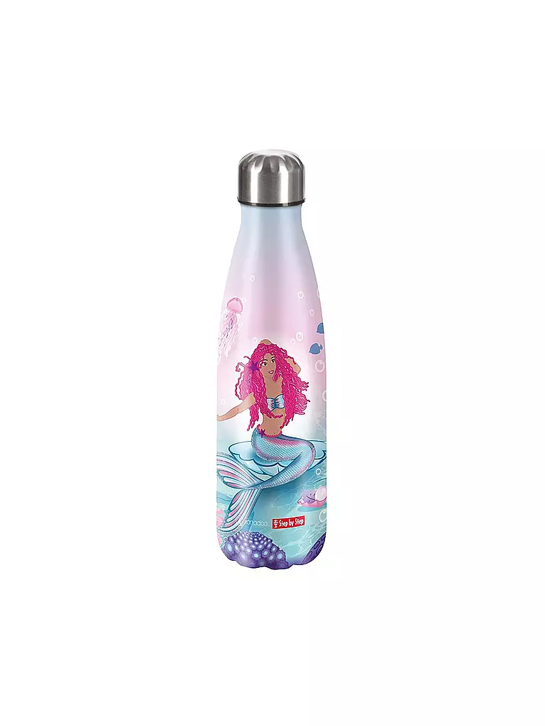 STEP BY STEP | Borraccia in acciaio inox - Mermaid Sam 0,5L | Multicolore