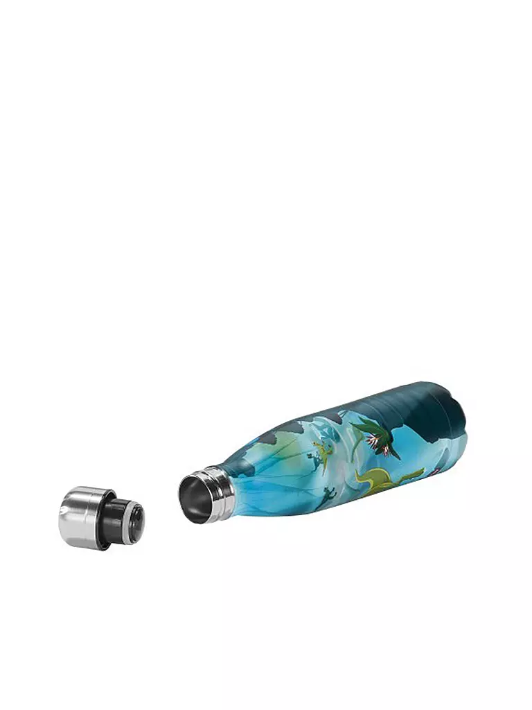 STEP BY STEP | Borraccia in acciaio inox 0,5L T-Rex Taro | Multicolore