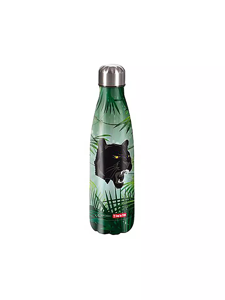 STEP BY STEP | Borraccia in acciaio inox 0,5L Wild Cat Chiko | Multicolore