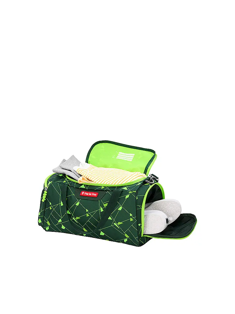 STEP BY STEP | Borsa sportiva Dino Night Tyro | Verde scuro