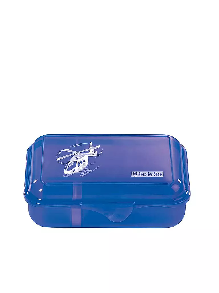 STEP BY STEP | Contenitore per alimenti - Lunchbox Elicottero Sam Blu | Blu