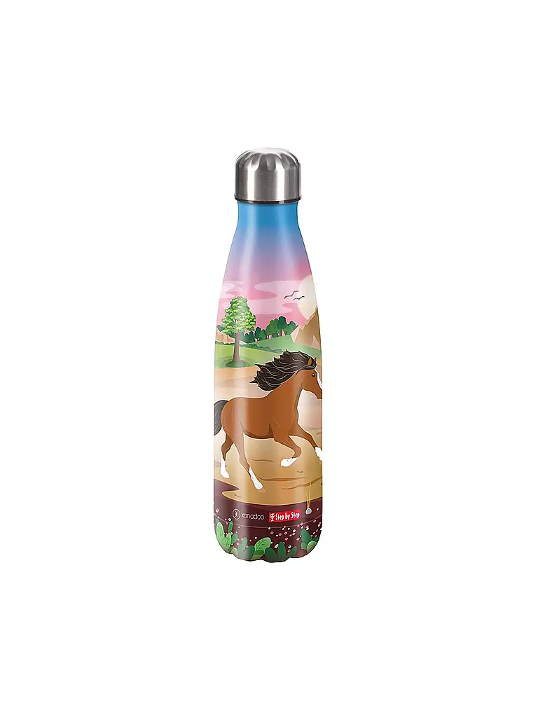STEP BY STEP | Edelstahl Trinkflasche - Wild Horse Ronja 0,5L | Multicolore