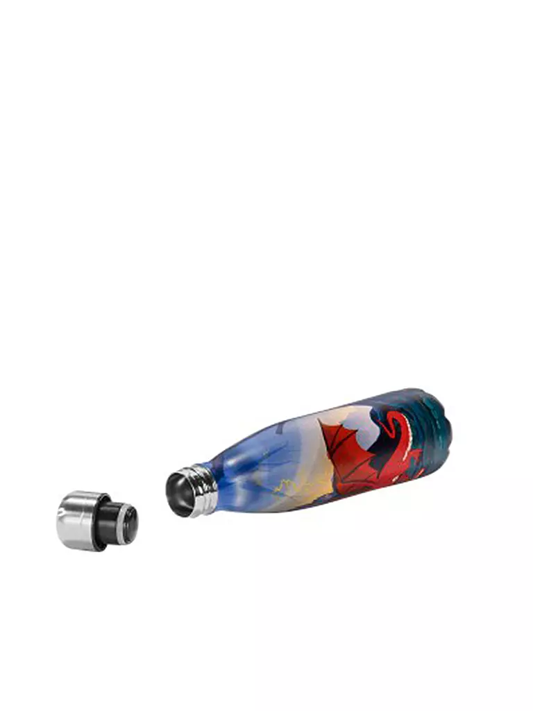 STEP BY STEP | Edelstahl Trinkflasche 0,5L Dragon Draco | Multicolore