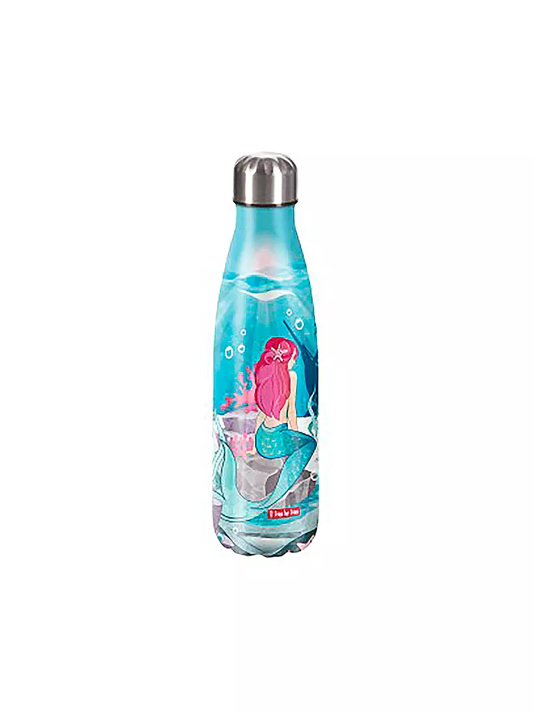 STEP BY STEP | Edelstahl Trinkflasche 0,5L Mermaid Bella | Multicolore