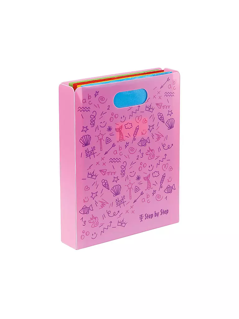 STEP BY STEP | Heftbox con maniglia Rosa | Rosa