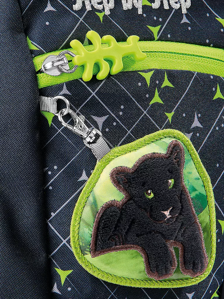 STEP BY STEP | Kinder Rucksack - Kiga Mini Little Wild Cat Chiko  | Grigio