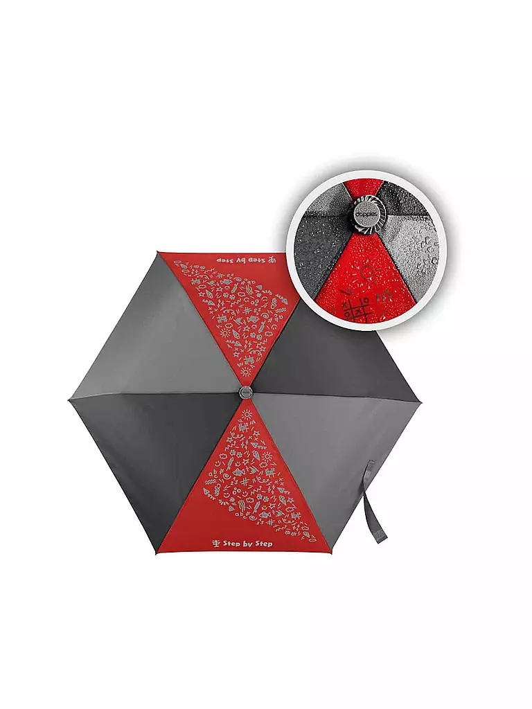 STEP BY STEP | Ombrello MAGIC RAIN EFFECT RED |