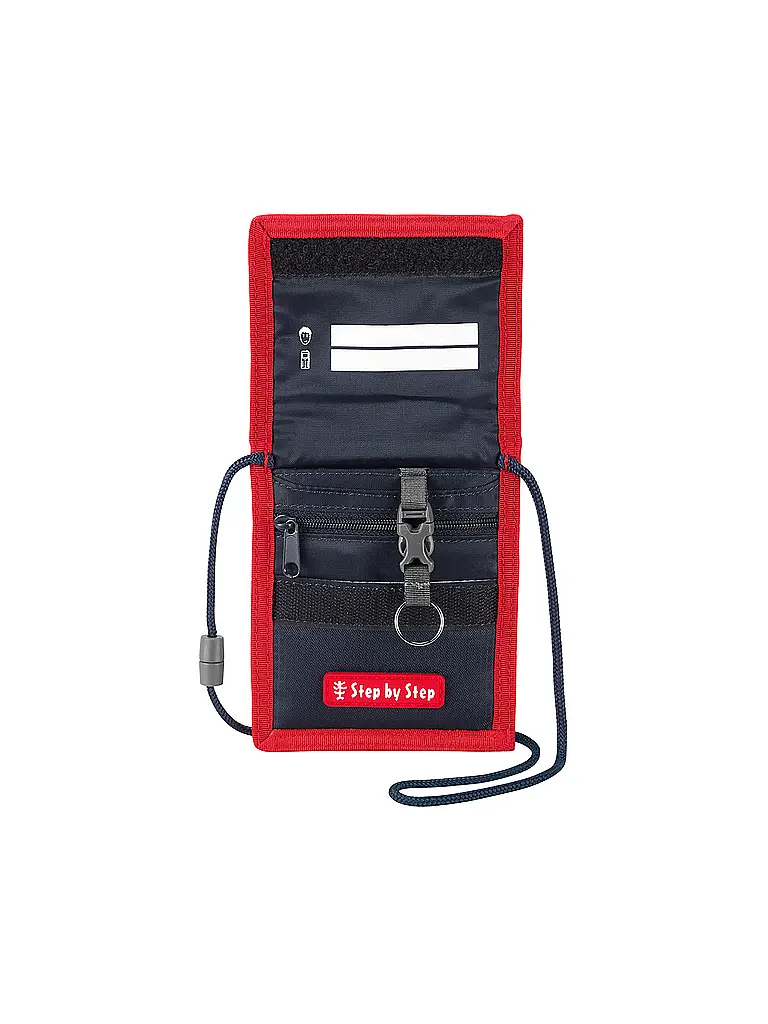 STEP BY STEP | Portafoglio da collo Sports Car Mick | Nero