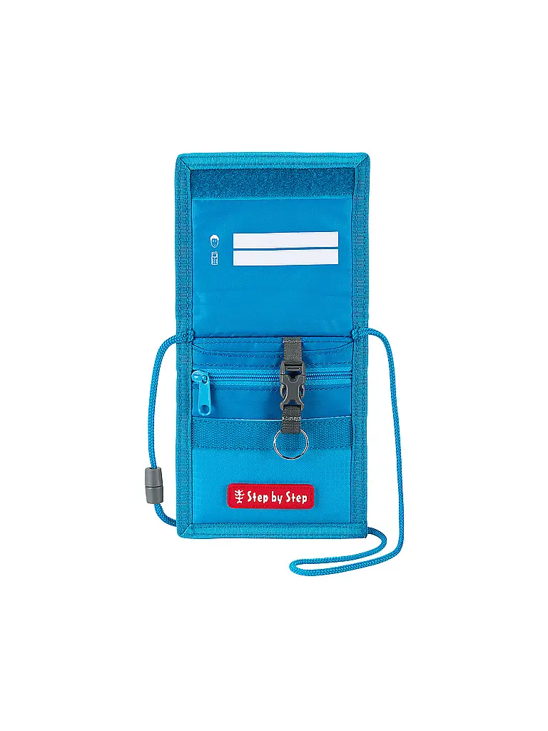 STEP BY STEP | Portamonete da collo Dolphine Finja | Blu
