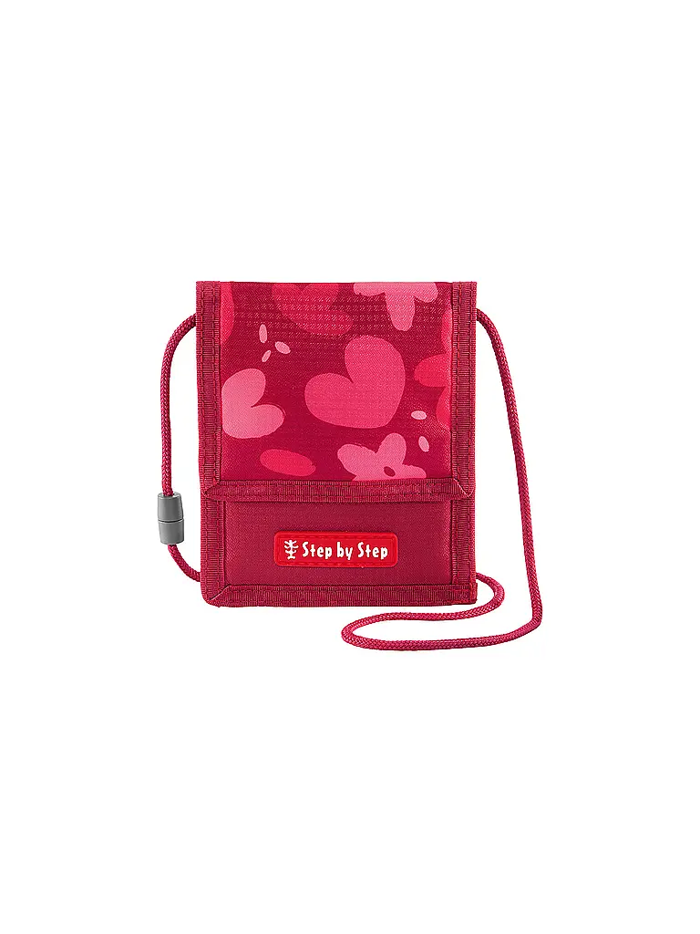 STEP BY STEP | Portamonete da collo Wild Horse Nora | Rosso
