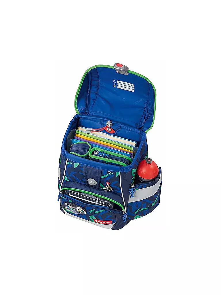 STEP BY STEP | Schulranzen Set 2in1 Plus Soccer Ben  | Blu scuro