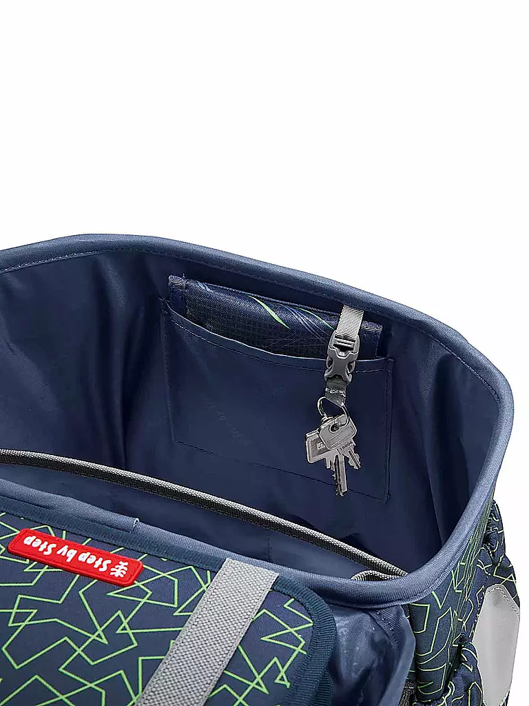 STEP BY STEP | Schultaschen Set 4tlg BASIS Green Geometric  | Verde