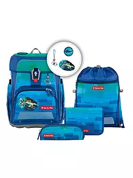 STEP BY STEP | Set di zaini scolastici 5 pezzi CLOUD Ocean Dolphin Lana | Blu