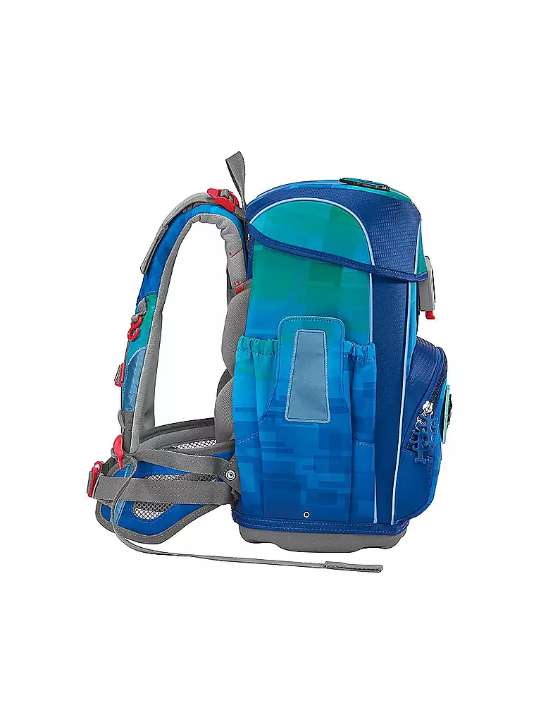 STEP BY STEP | Schultaschen Set 5-teilig  CLOUD Ocean Space Craft Spike  | Blu