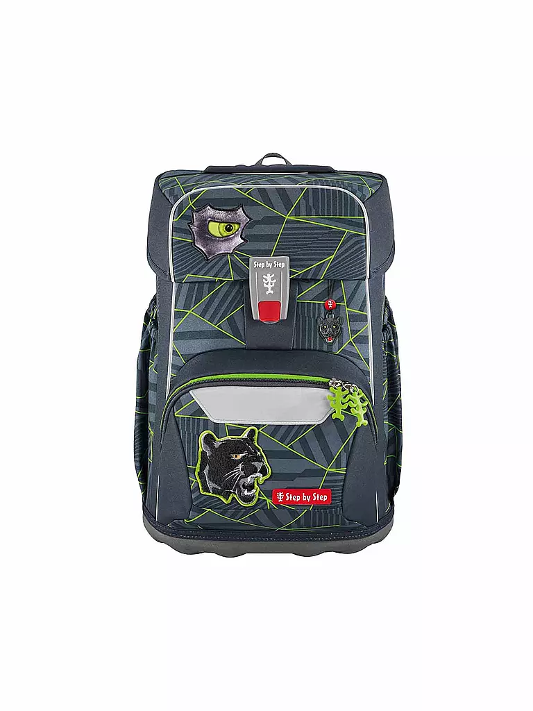 STEP BY STEP | Schultaschen Set 5tlg GIANT Dark Cat Chiko  | Nero