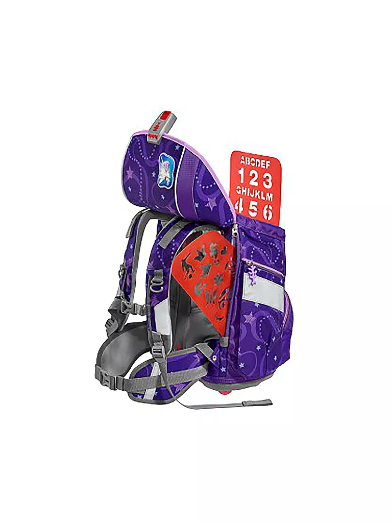STEP BY STEP | Schultaschen Set 6tlg 2in1 Plus Pegasus Emily | Lilla